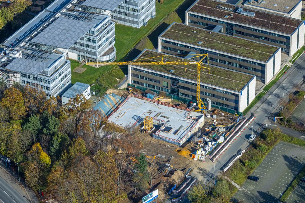 Hagen von oben - Neubau im Universitäts- Bereich Fern - Universität in Hagen im Bundesland Nordrhein-Westfalen, Deutschland