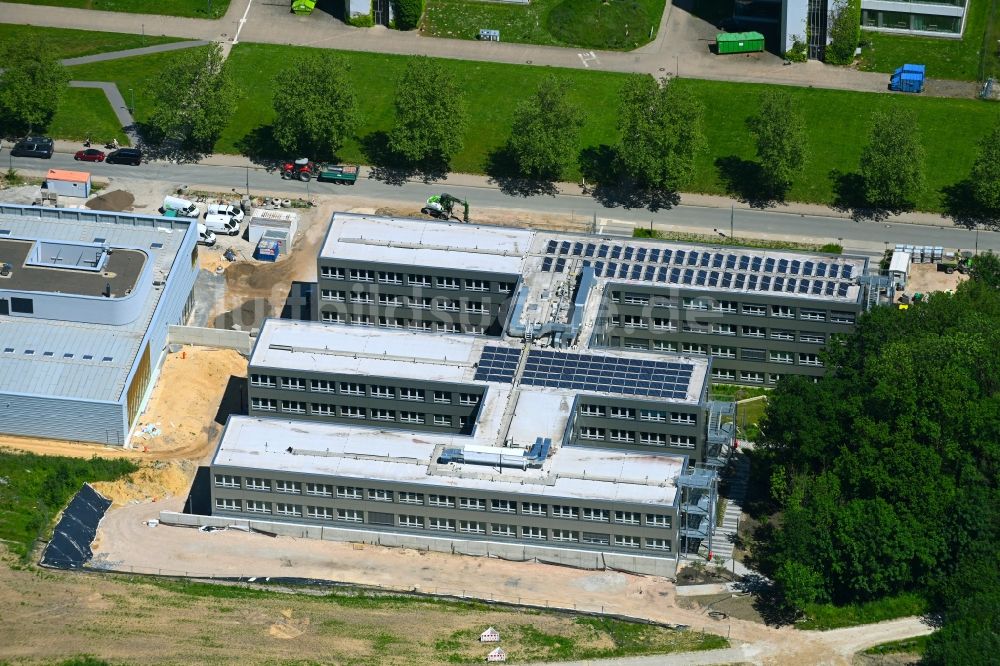 Bielefeld von oben - Neubau im Universitäts- Bereich Gebäude Z an der Konsequenz in Bielefeld im Bundesland Nordrhein-Westfalen, Deutschland