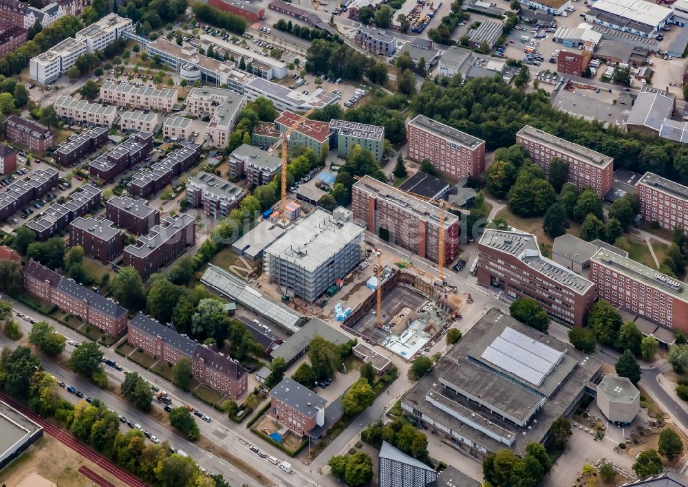 Luftaufnahme Kiel - Neubau im Universitäts- Bereich in Kiel im Bundesland Schleswig-Holstein, Deutschland