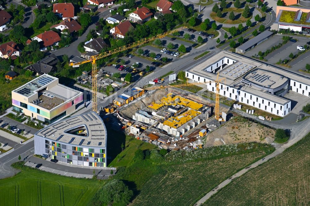 Luftbild Hof - Neubau im Universitäts- Bereich Zentrum für Wasser- und Energiemanagement in Hof im Bundesland Bayern, Deutschland