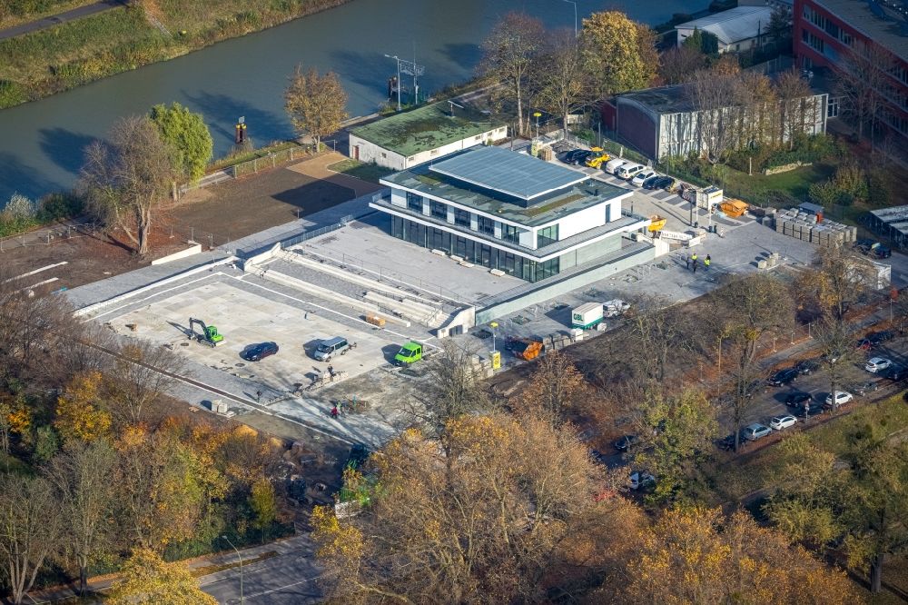 Luftbild Hamm - Neubau eines Wassersportzentrums in Hamm im Bundesland Nordrhein-Westfalen, Deutschland