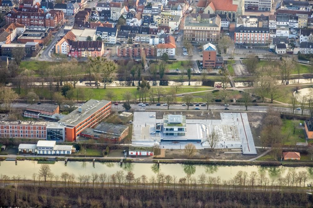 Luftbild Hamm - Neubau eines Wassersportzentrums in Hamm im Bundesland Nordrhein-Westfalen, Deutschland