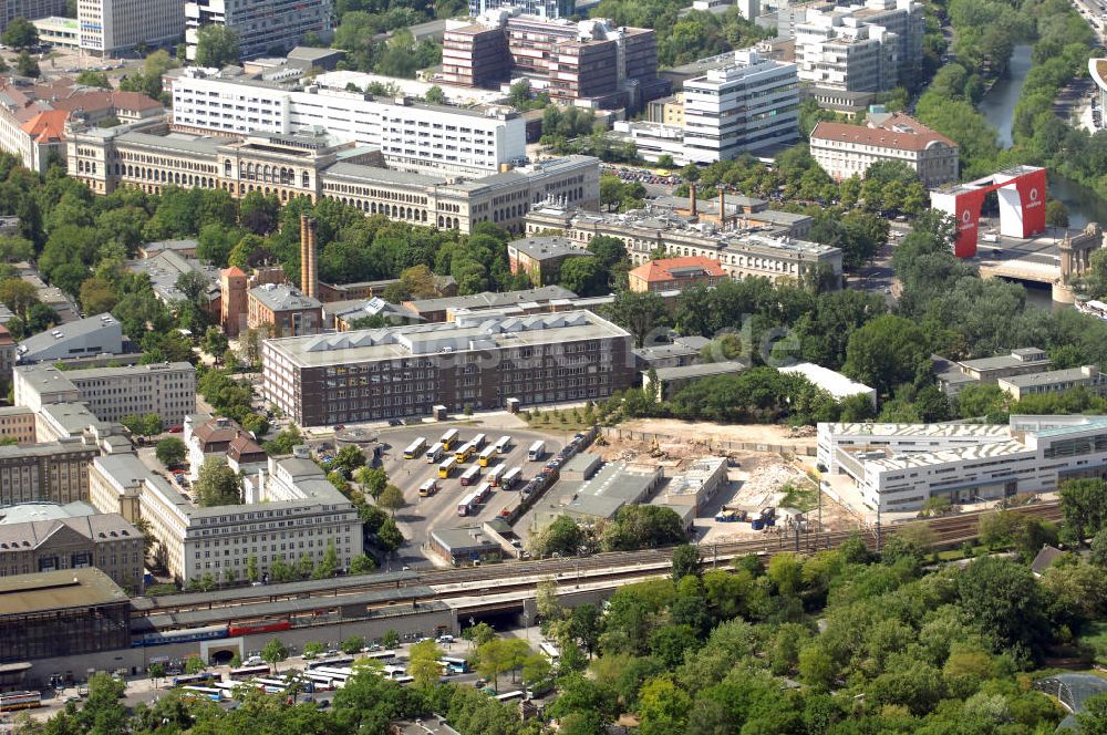 Luftbild Berlin - Neubau des Wirtschaftshofes im Zoologischen Garten Berlin AG