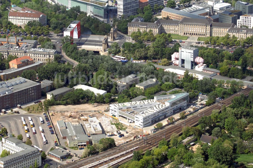 Berlin von oben - Neubau des Wirtschaftshofes im Zoologischen Garten Berlin AG