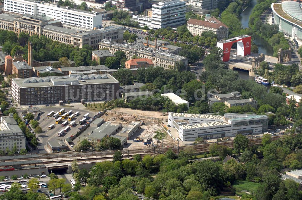 Berlin aus der Vogelperspektive: Neubau des Wirtschaftshofes im Zoologischen Garten Berlin AG