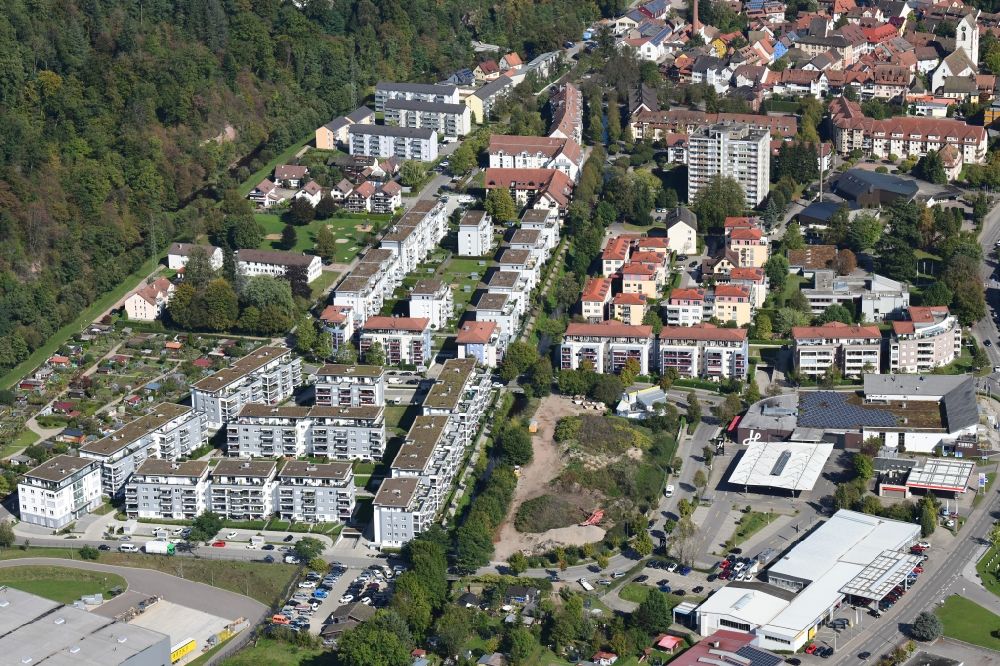 Schopfheim aus der Vogelperspektive: Neubau der Wohnanlage und des Neubaugebietes Schleife in Schopfheim im Bundesland Baden-Württemberg