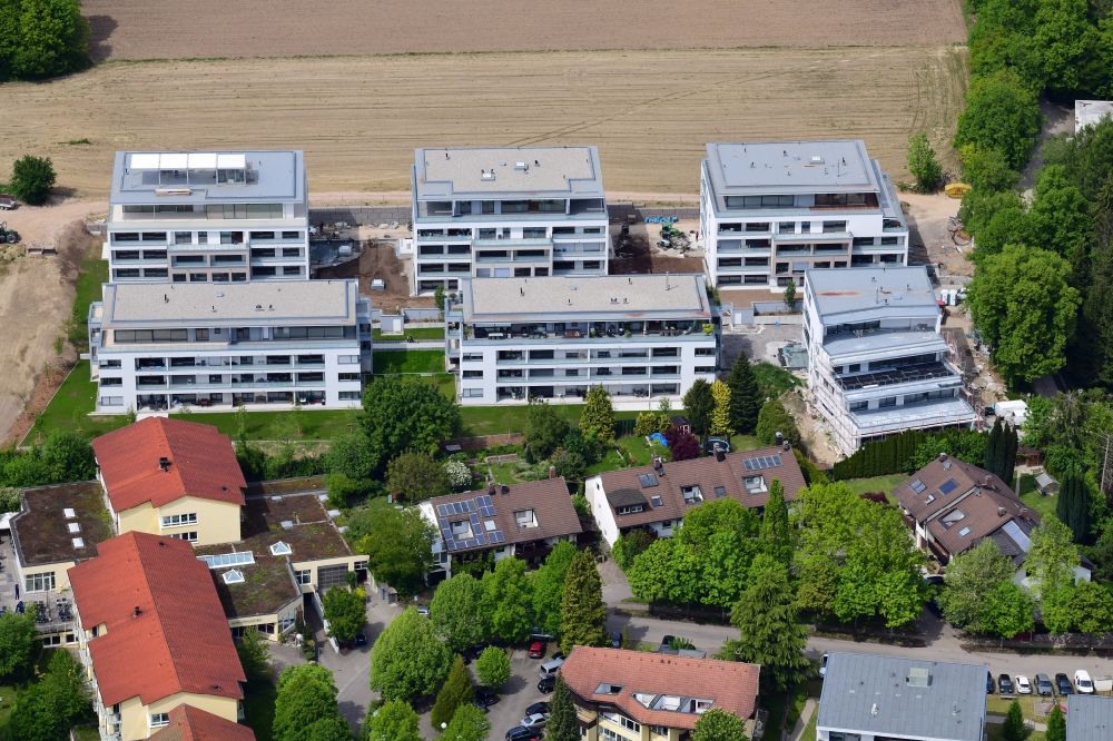 Luftbild Bad Säckingen - Neubau der Wohnanlage und des Neubaugebietes Wohnen am Schöpfebach in Bad Säckingen im Bundesland Baden-Württemberg