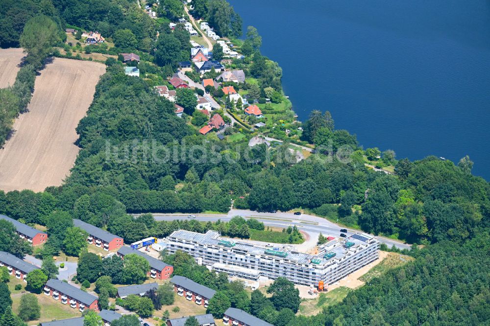 Eutin von oben - Neubau- Wohngebiet einer Reihenhaus- Siedlung Convivo-Park in Eutin im Bundesland Schleswig-Holstein, Deutschland