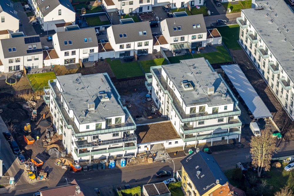 Luftbild Herne - Neubau- Wohngebiet einer Reihenhaus- Siedlung JürgensHof in Herne im Bundesland Nordrhein-Westfalen, Deutschland