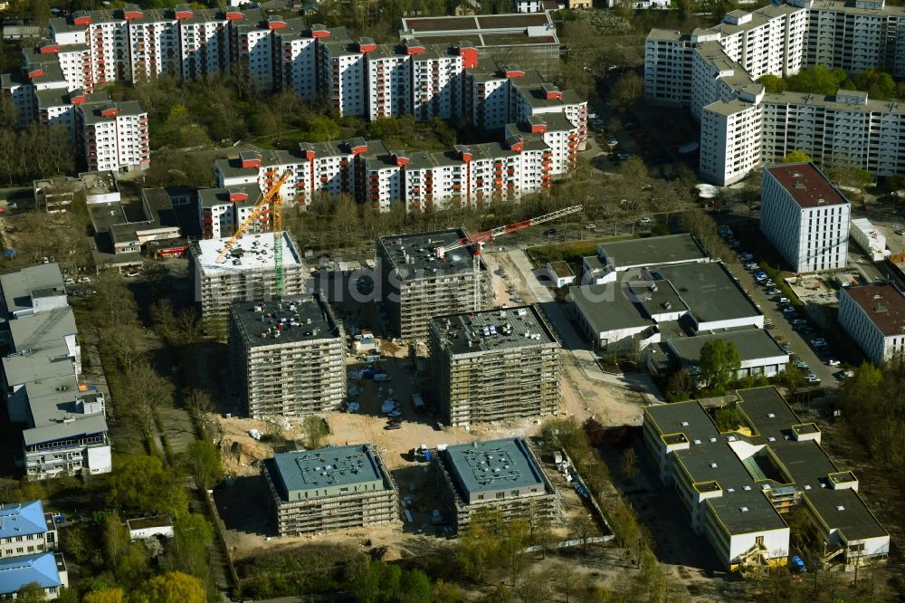 Luftaufnahme Berlin - Neubau eines Wohngebiet- Stadtquartiers Theodor Quartier am Senftenberger Ring in Berlin, Deutschland