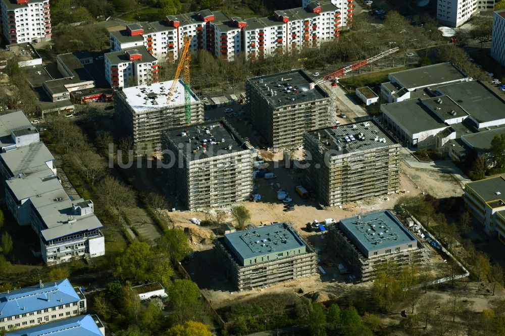 Berlin von oben - Neubau eines Wohngebiet- Stadtquartiers Theodor Quartier am Senftenberger Ring in Berlin, Deutschland