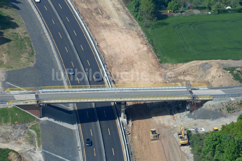 Luftbild Bovenden - Neue Brücke zwischen Bovenden und Lenglern in Niedersachsen