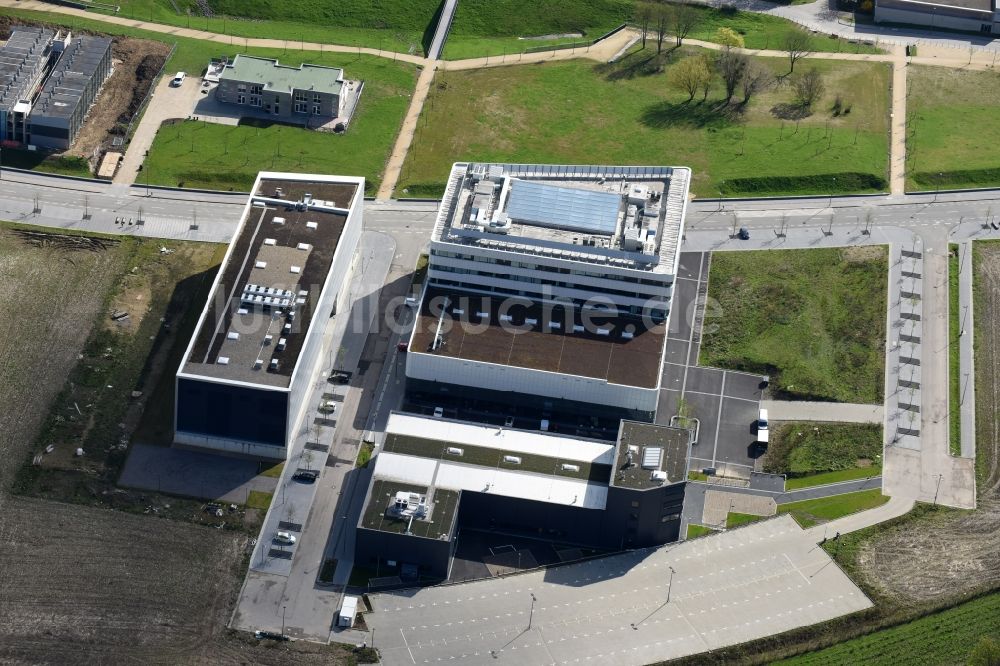 Luftbild Aachen - Neue Forschungsgebäude auf dem RWTH Aachen Campus im Bundesland Nordrhein-Westfalen