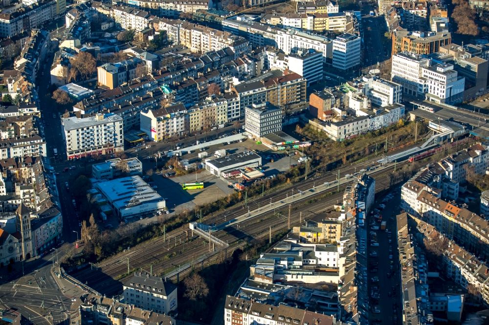 Luftbild Düsseldorf - Neue Stadtquartiere Derendorf und Le Quartier Central in Düsseldorf im Bundesland Nordrhein-Westfalen