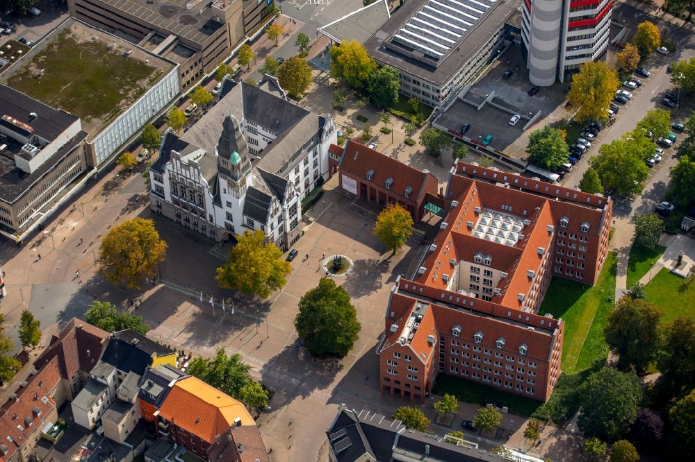Luftbild Gladbeck - Neues und Altes Rathaus in Gladbeck im Bundesland Nordrhein-Westfalen