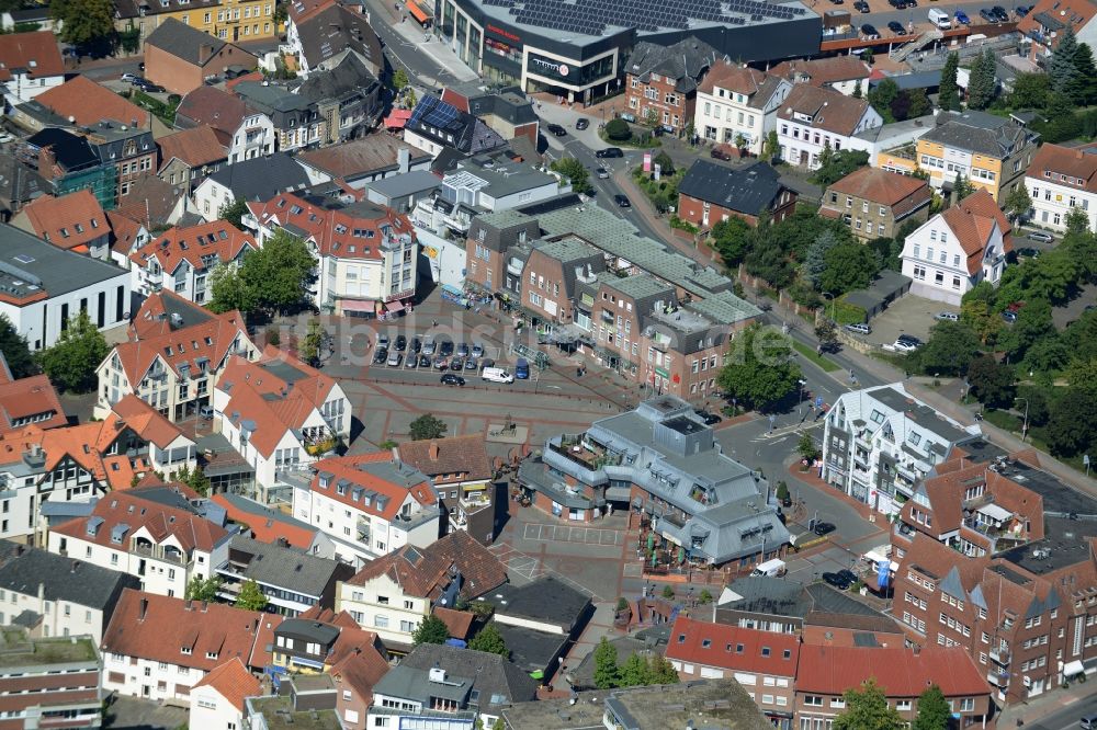 Luftbild Ibbenbüren - Neumarkt im Innenstadt- Zentrum von Ibbenbüren im Bundesland Nordrhein-Westfalen