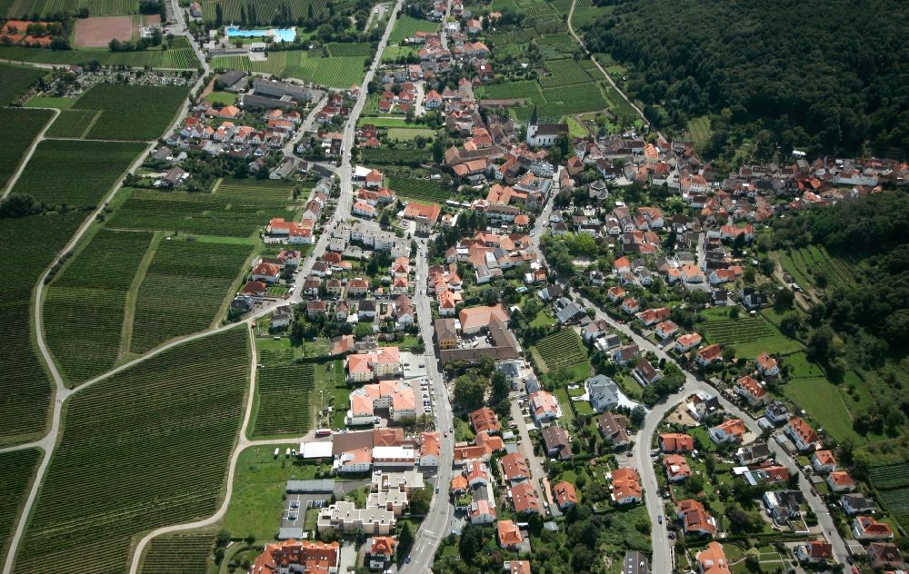 Luftbild Hambach - Neustadt an der Weinstraße OT Hambach im Bundesland Rheinland-Pfalz