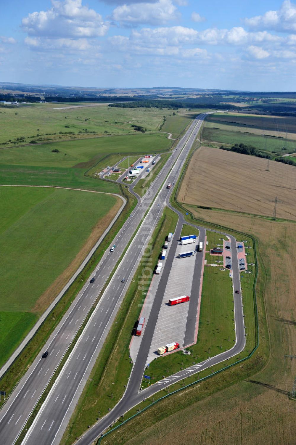 Luftbild Wenigenlupnitz - Nordverlegung / Umfahrung Hörselberge der Autobahn E40 / A4 in Thüringen