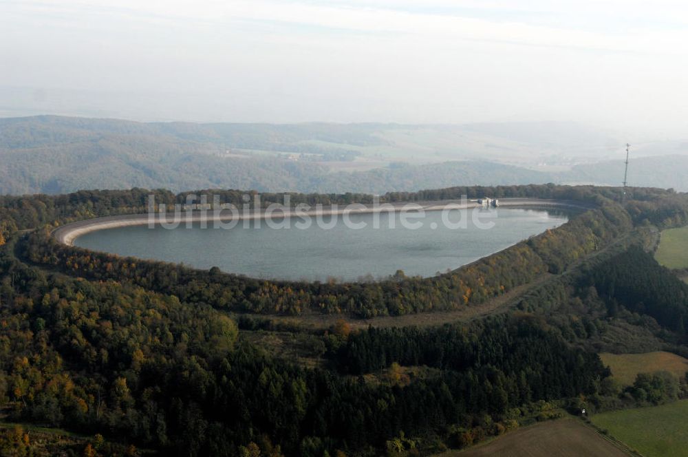 Luftbild Naensen - Oberbecken bei Naensen des Pumpspeicherwerk Erzhausen