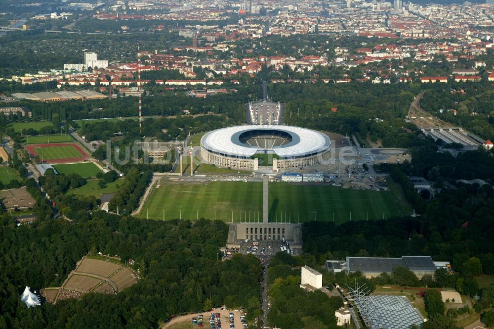 Berlin aus der Vogelperspektive: Olympiapark Berlin in Berlin-Charlottenburg