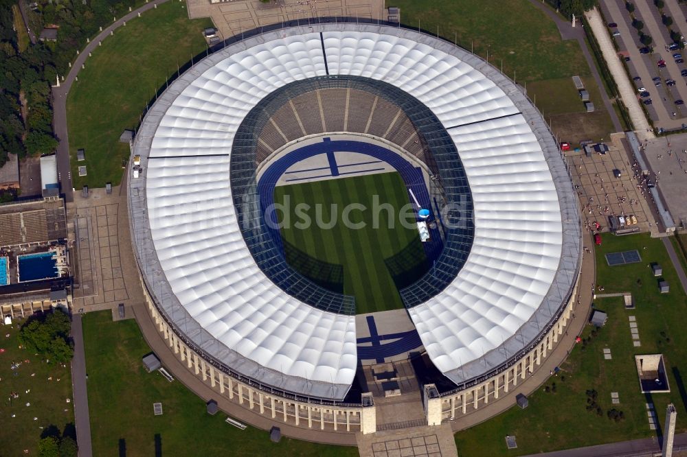 Berlin OT Westend aus der Vogelperspektive: Olympiastadion im Ortsteil Westend in Berlin
