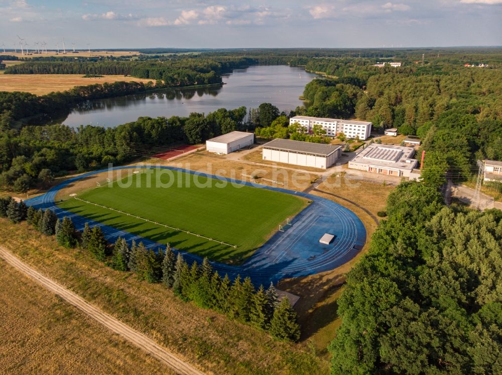 Luftbild Liebenberg - Olympisches und Paralympisches Trainingszentrum für Deutschland Kienbaum - Liebenberg (Mark) im Bundesland Brandenburg