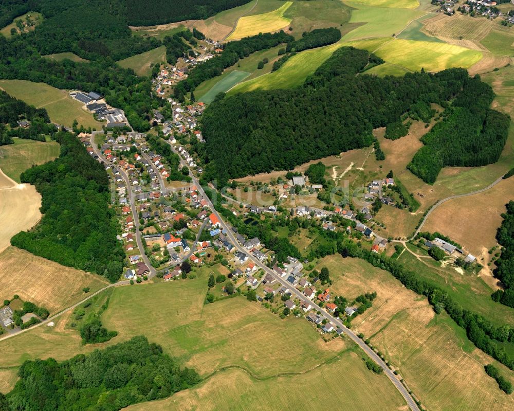Abentheuer von oben - Ortsansicht von Abentheuer im Bundesland Rheinland-Pfalz
