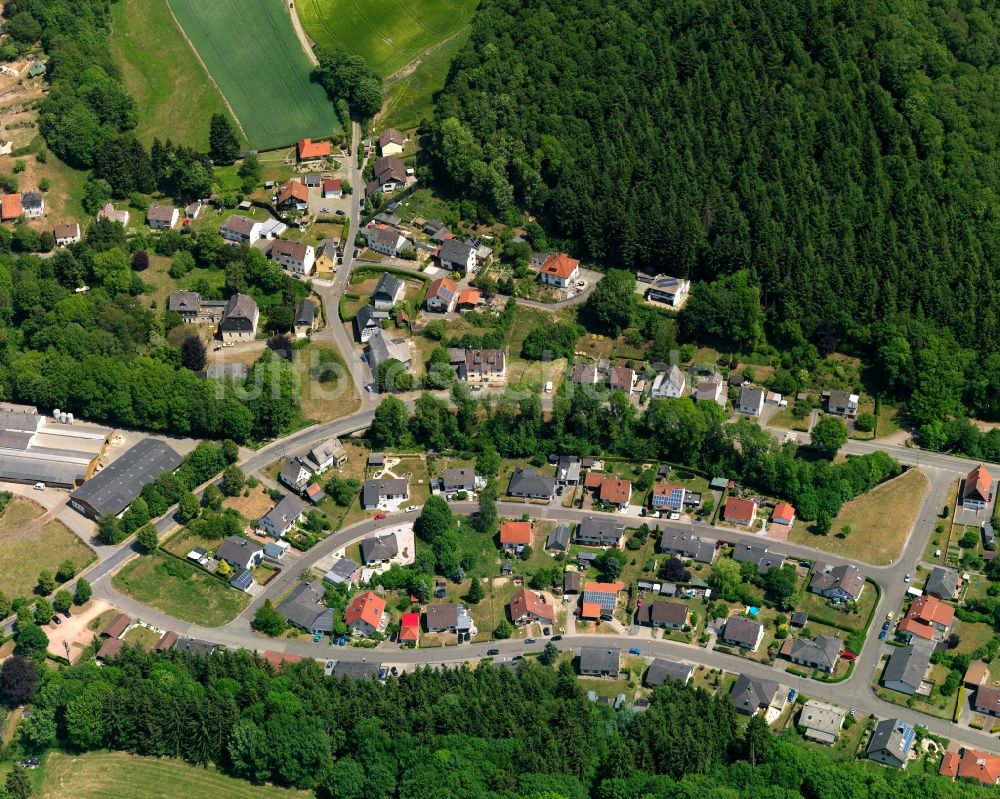 Luftaufnahme Abentheuer - Ortsansicht von Abentheuer im Bundesland Rheinland-Pfalz