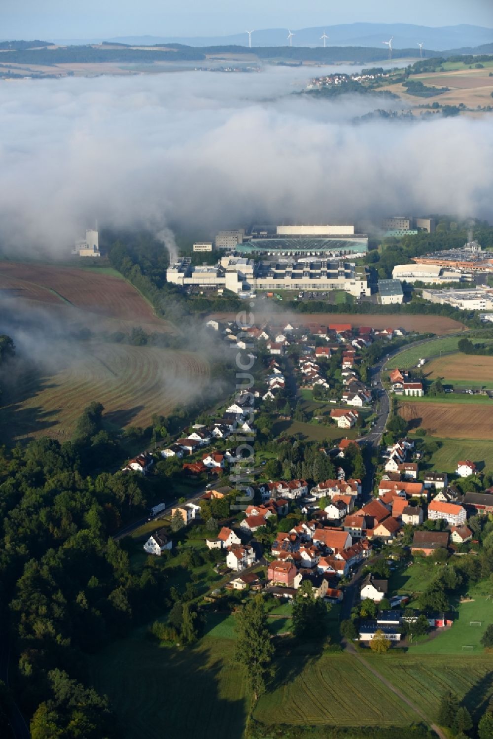 Luftbild Adelshausen - Ortsansicht in Adelshausen im Bundesland Hessen, Deutschland