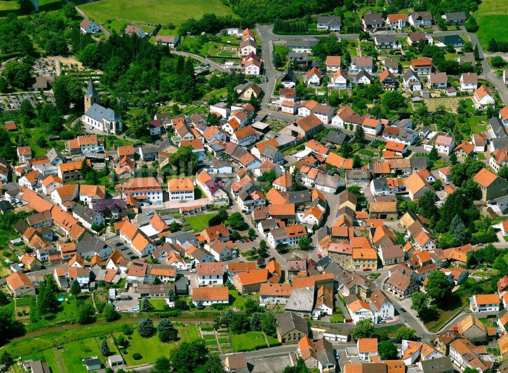Luftaufnahme Alsenz - Ortsansicht in Alsenz im Bundesland Rheinland-Pfalz, Deutschland