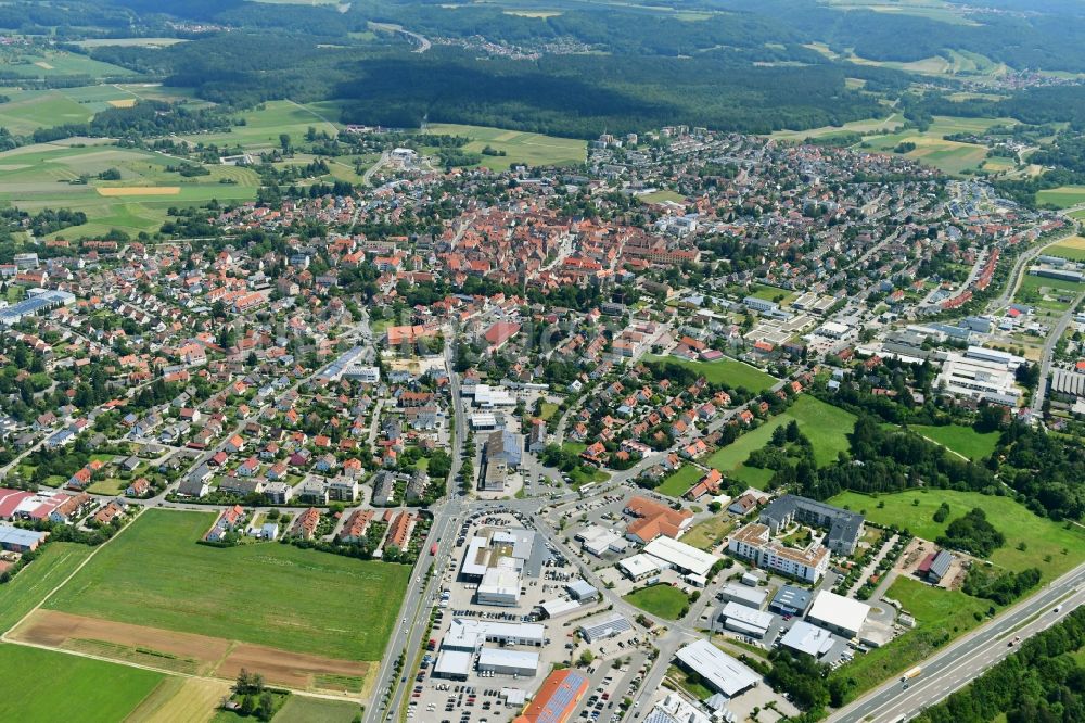 Altdorf aus der Vogelperspektive: Ortsansicht in Altdorf im Bundesland Bayern, Deutschland