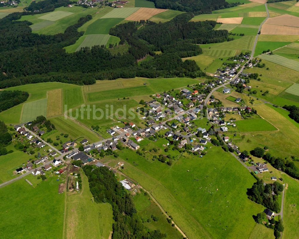 Altenburg von oben - Ortsansicht in Altenburg im Bundesland Rheinland-Pfalz, Deutschland