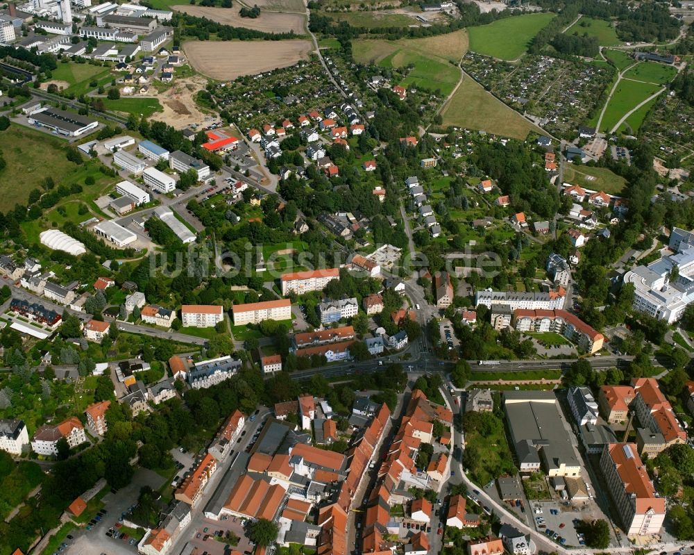 Altstadt von oben - Ortsansicht in Altstadt im Bundesland Sachsen, Deutschland
