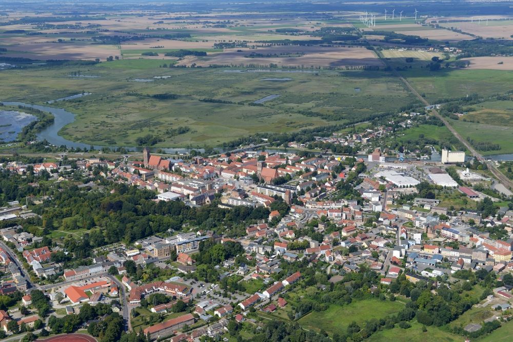 Luftbild Anklam - Ortsansicht in Anklam im Bundesland Mecklenburg-Vorpommern