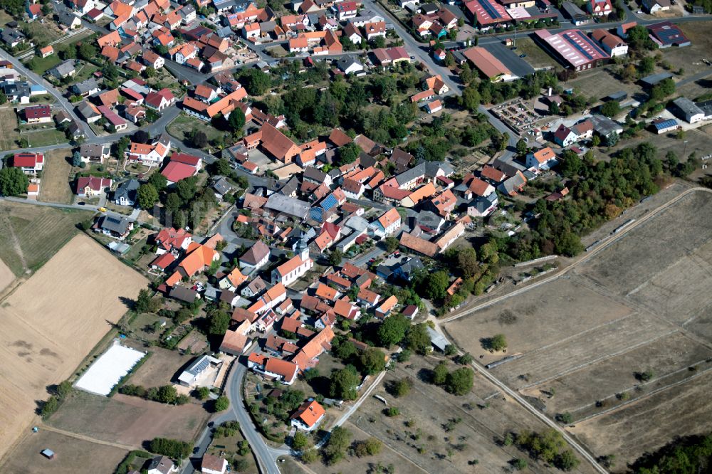 Luftbild Ansbach - Ortsansicht in Ansbach im Bundesland Bayern, Deutschland