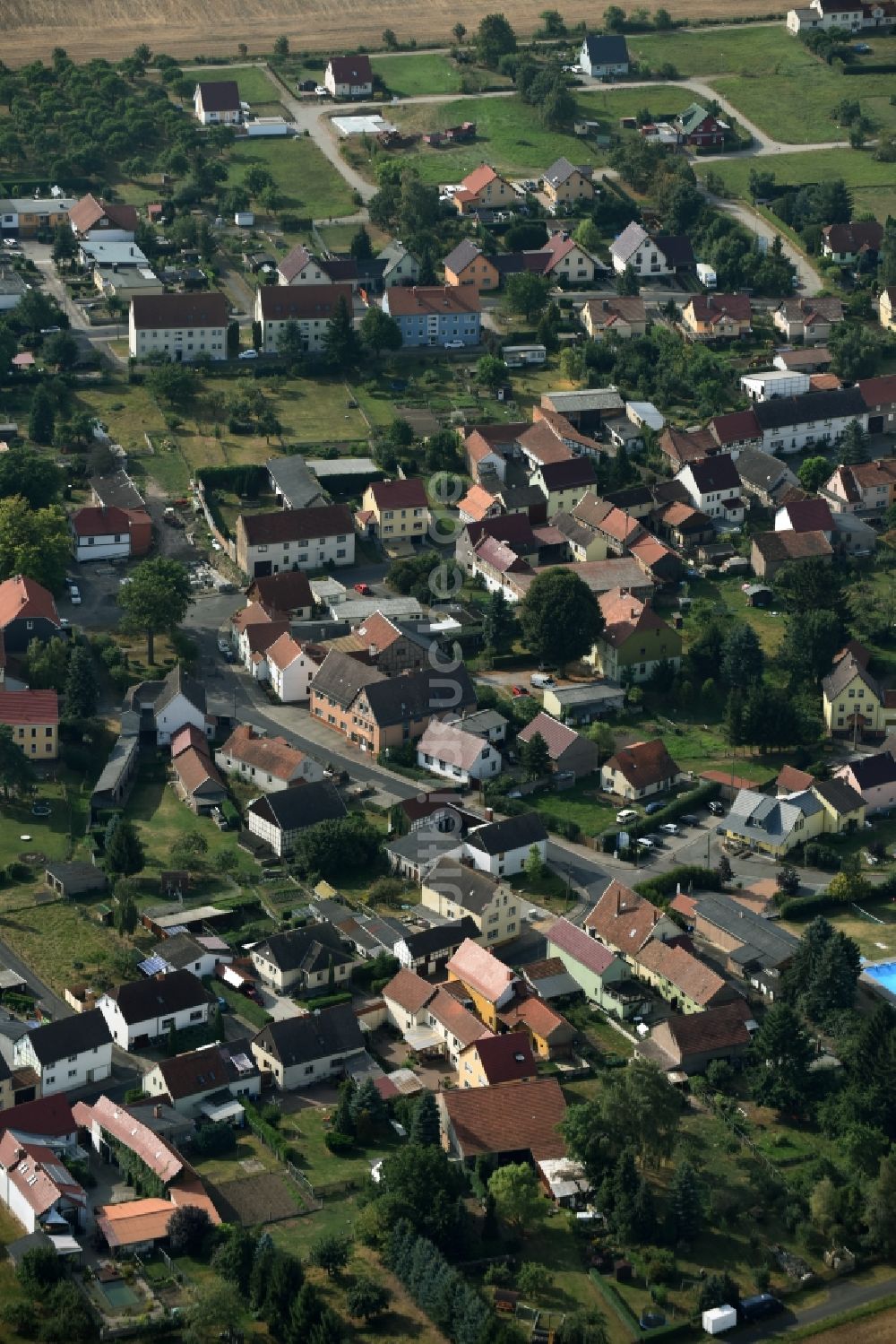 Luftaufnahme Bad Langensalza - Ortsansicht in Bad Langensalza im Bundesland Thüringen