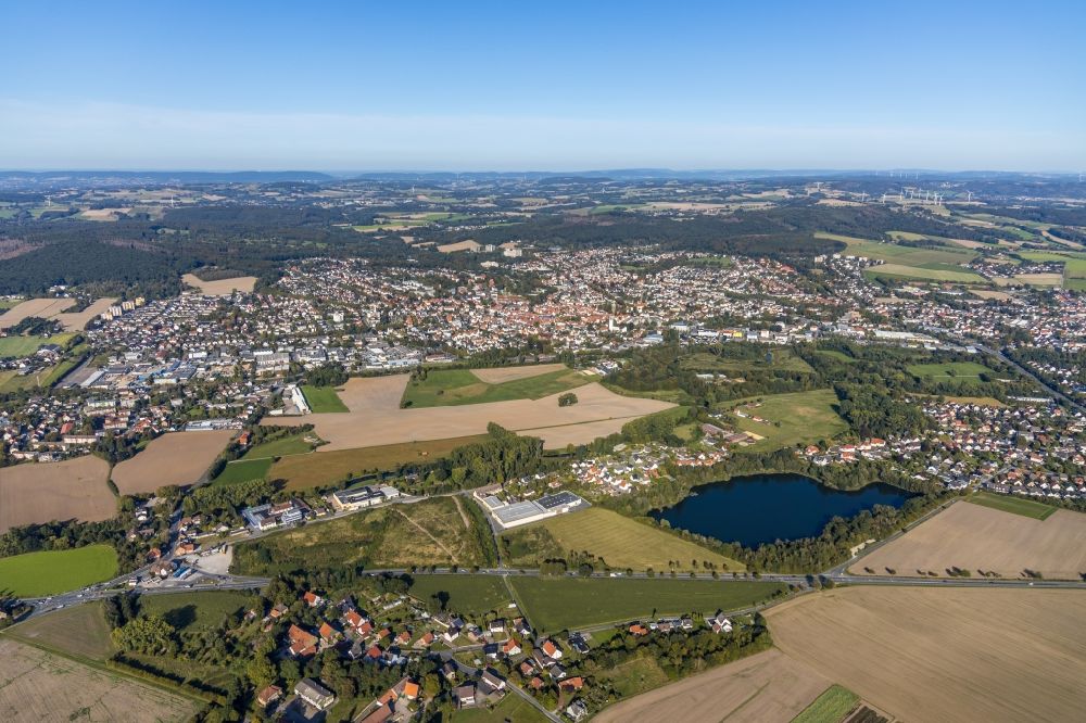 Luftbild Bad Salzuflen - Ortsansicht in Bad Salzuflen im Bundesland Nordrhein-Westfalen, Deutschland