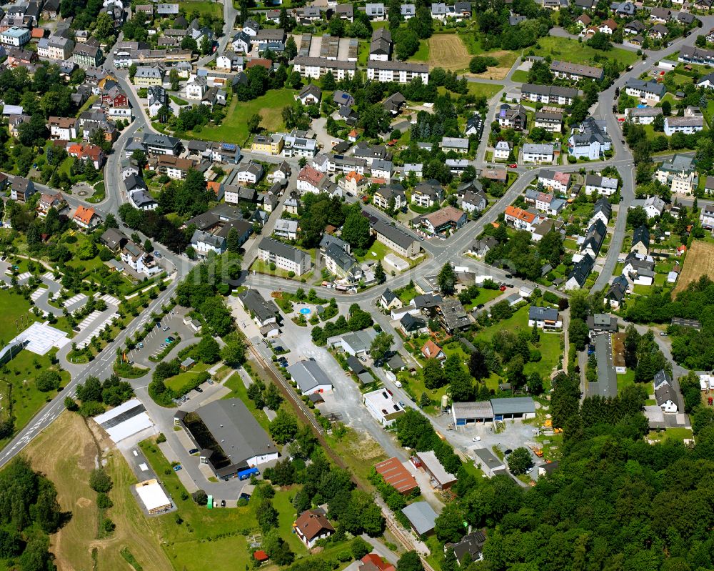Bad Steben aus der Vogelperspektive: Ortsansicht in Bad Steben im Bundesland Bayern, Deutschland
