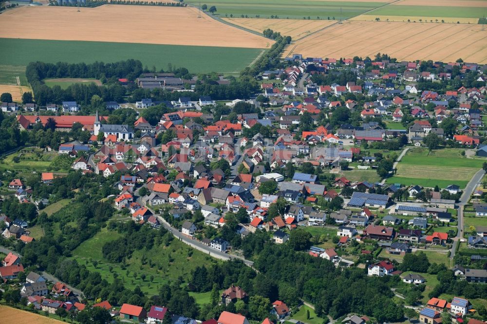 Luftbild Bad Wünnenberg - Ortsansicht in Bad Wünnenberg im Bundesland Nordrhein-Westfalen, Deutschland