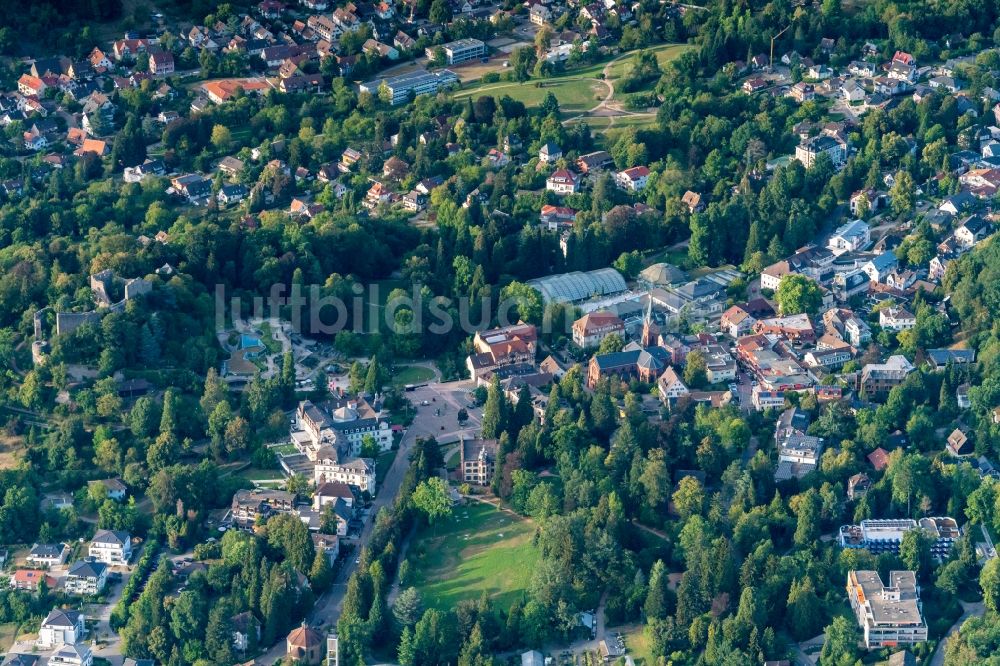 Luftaufnahme Badenweiler - Ortsansicht in Badenweiler im Bundesland Baden-Württemberg, Deutschland