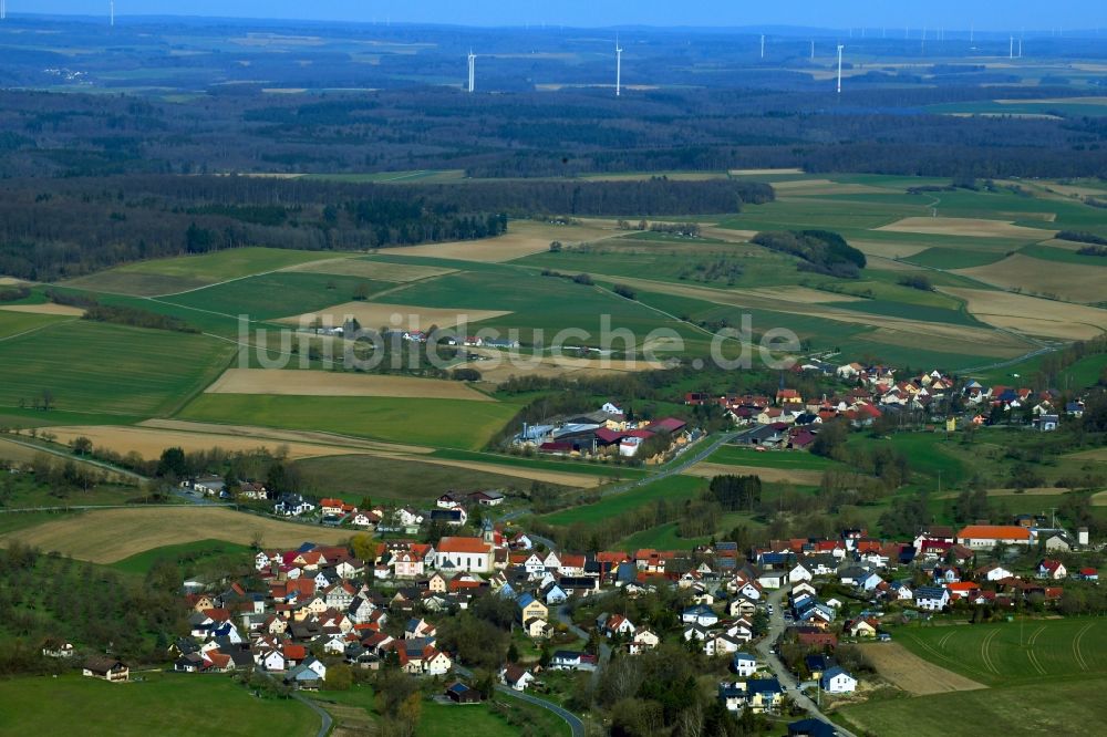 Ballenberg aus der Vogelperspektive: Ortsansicht von Ballenberg im Bundesland Baden-Württemberg, Deutschland