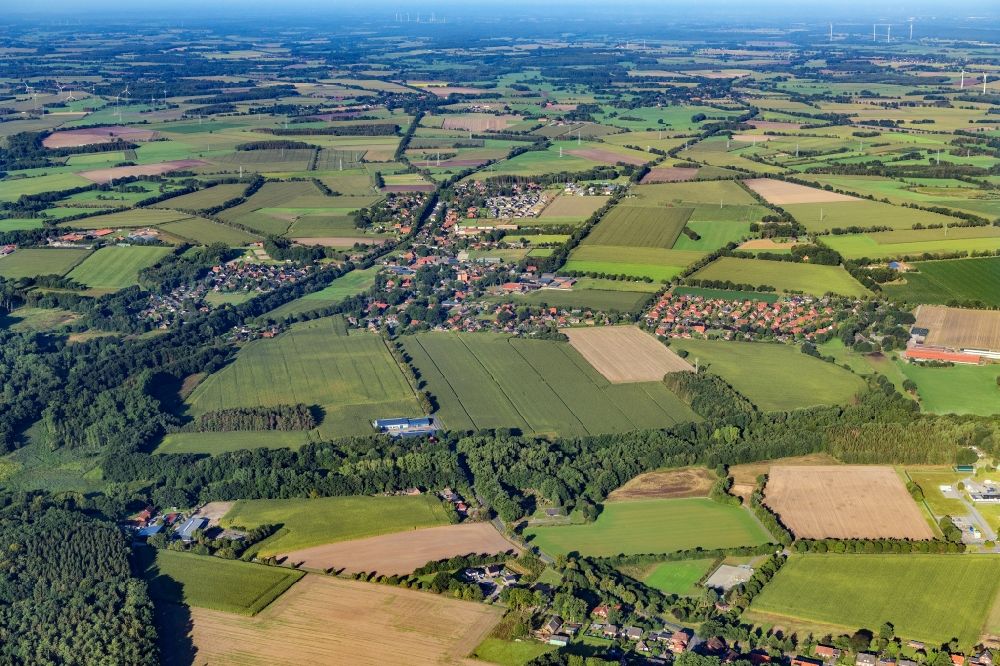 Bargstedt von oben - Ortsansicht in Bargstedt im Bundesland Niedersachsen, Deutschland