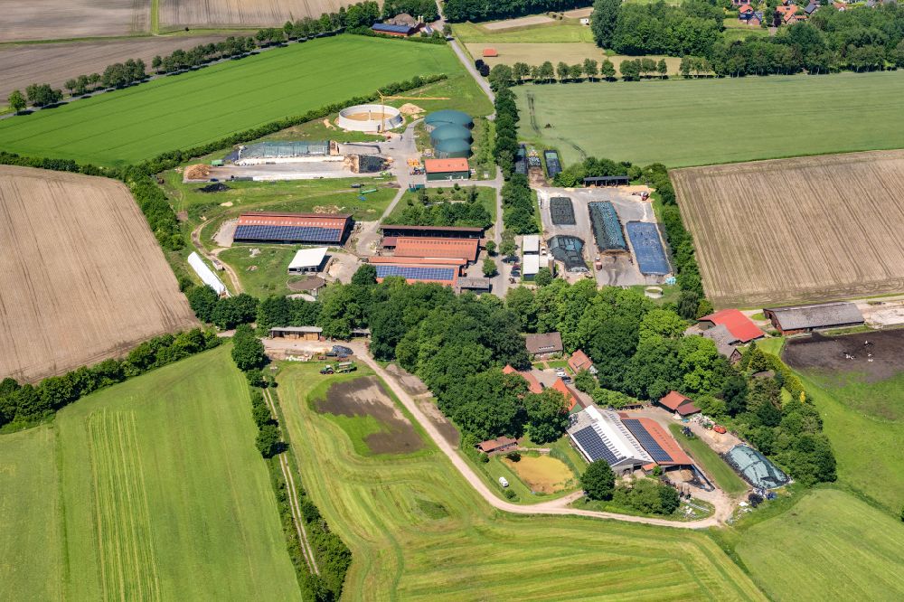Luftaufnahme Bargstedt - Ortsansicht in Bargstedt im Bundesland Niedersachsen, Deutschland