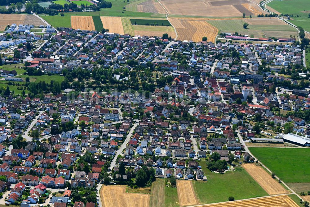 Böblingen von oben - Ortsansicht in Böblingen im Bundesland Baden-Württemberg, Deutschland