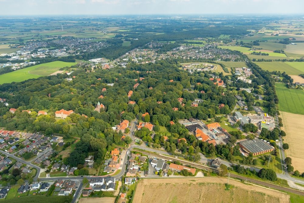 Luftbild Bedburg-Hau - Ortsansicht in Bedburg-Hau im Bundesland Nordrhein-Westfalen, Deutschland