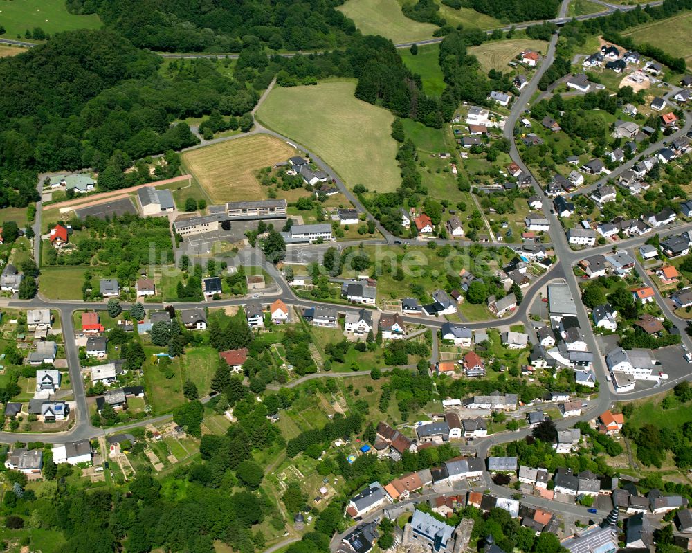 Beilstein aus der Vogelperspektive: Ortsansicht in Beilstein im Bundesland Hessen, Deutschland