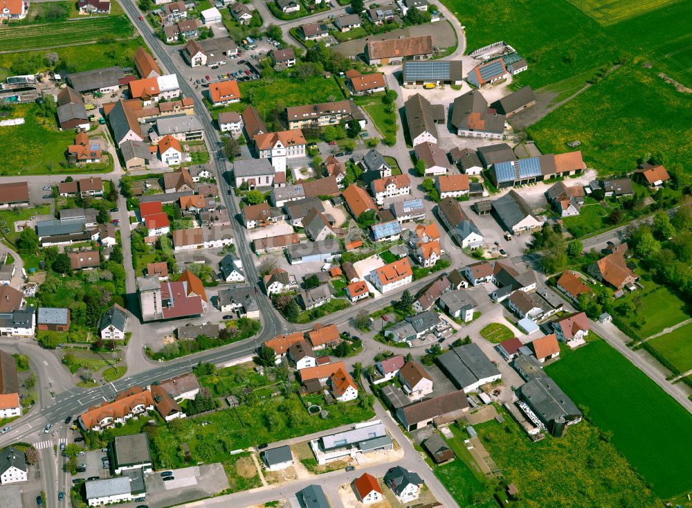 Luftbild Beimerstetten - Ortsansicht in Beimerstetten im Bundesland Baden-Württemberg, Deutschland