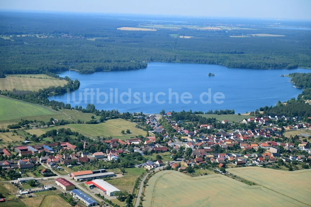Luftbild Bergwitz - Ortsansicht in Bergwitz im Bundesland Sachsen-Anhalt, Deutschland