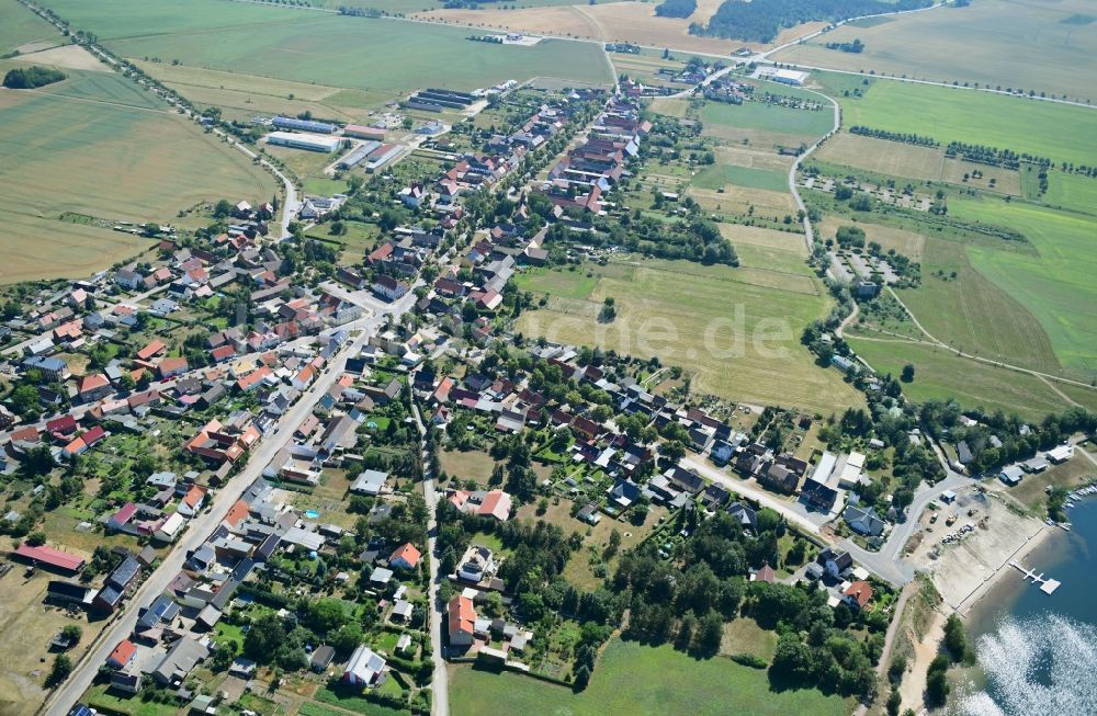 Luftaufnahme Kemberg - Ortsansicht in Bergwitz im Bundesland Sachsen-Anhalt, Deutschland