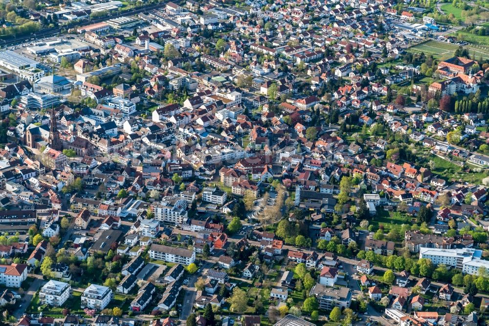 Luftbild Bühl - Ortsansicht in Bühl im Bundesland Baden-Württemberg, Deutschland